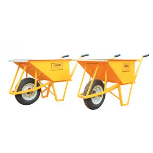 Cosmos CWB-1 SS Single Wheel Barrow Trolley, Load Capacity: 60 L