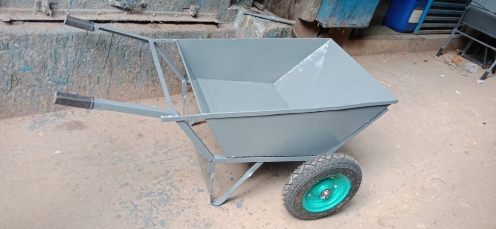 MS Hand Wheelbarrow Heavy Duty, For Construction, Load Capacity: 500kg