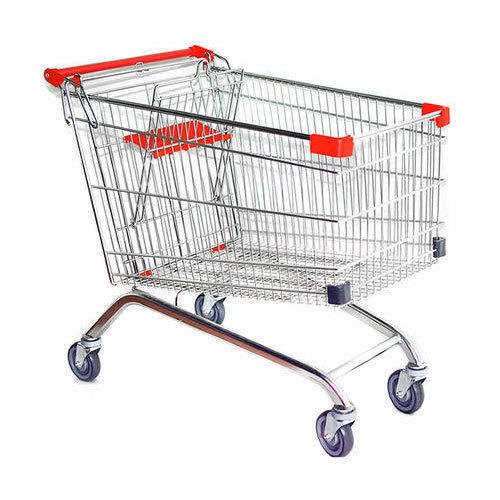 Four-Wheel Shopping Trolley, For Supermarket