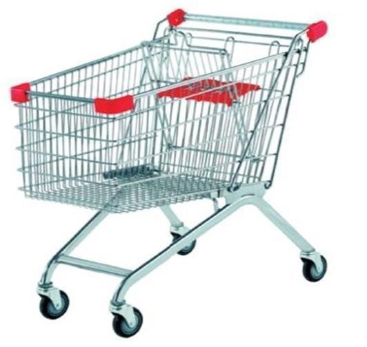 Solutions Packaging Mild Steel Shopping Trolley, For Supermarket, Model Name/Number: SPS60E