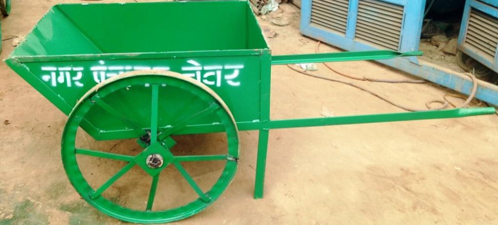 Mild Steel Iron & Steel Wheel Barrow(Hand Cart), For Material Handling