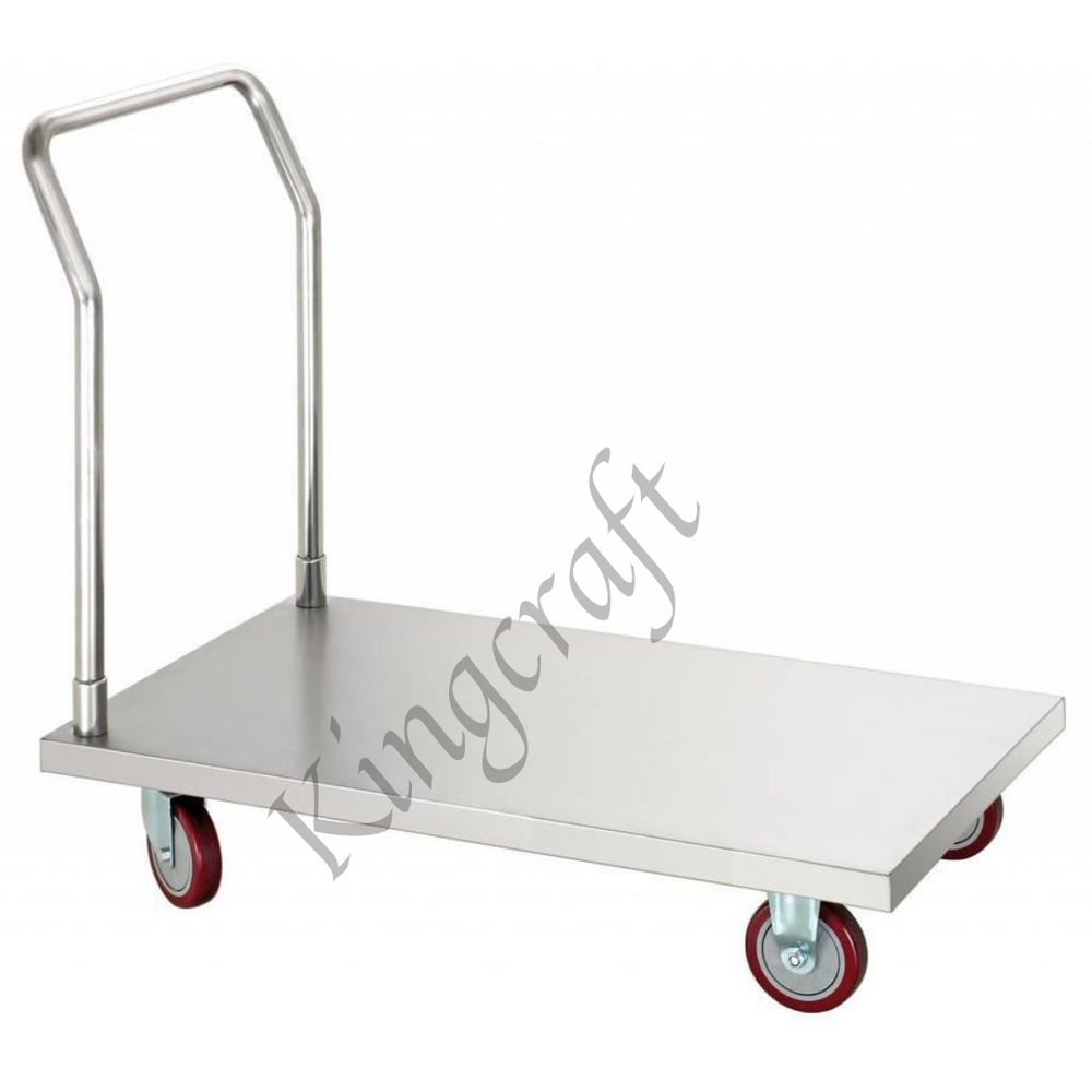 Kingcraft Stainless Steel Platform Trolley, For Industrial, Load Capacity: 300 Kg