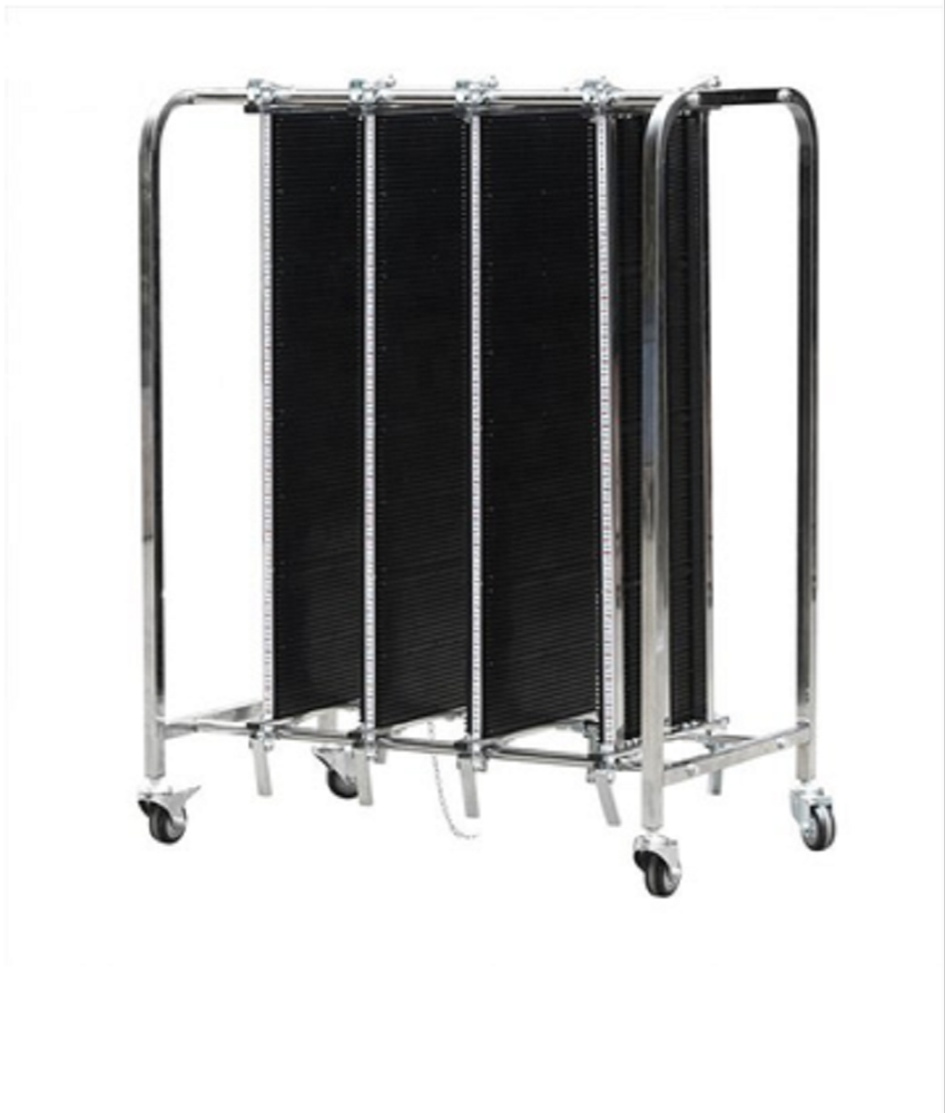 Stainless Steel Four-Wheel ESD Accommodate Cart Trolley, For Supermarket, Hotel