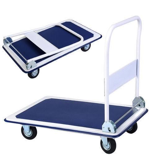 Four-Wheel Fulcrum folding trolley, For Industrial, Load Capacity: 100-150 kg