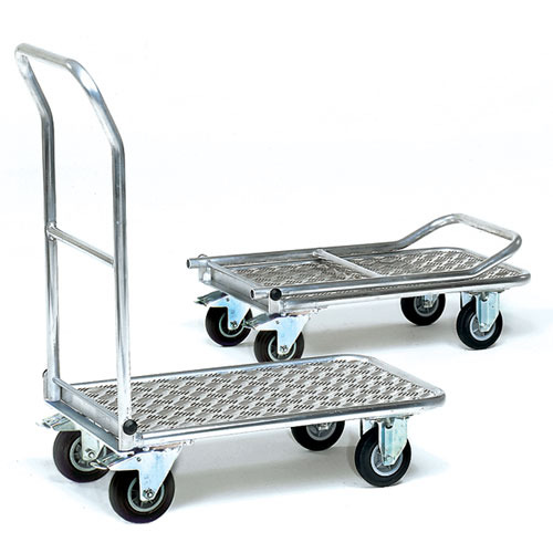 Four-Wheel Folding Trolley, For Material Handling, Load Capacity: Upto 1 to 2 Ton