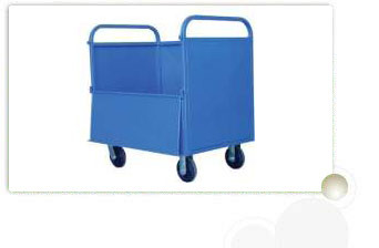 Four-Wheel Metal Scrap Trolley AE-2031, For Industrial