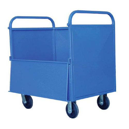 Four-Wheel Scrap Trolley, For Industrial