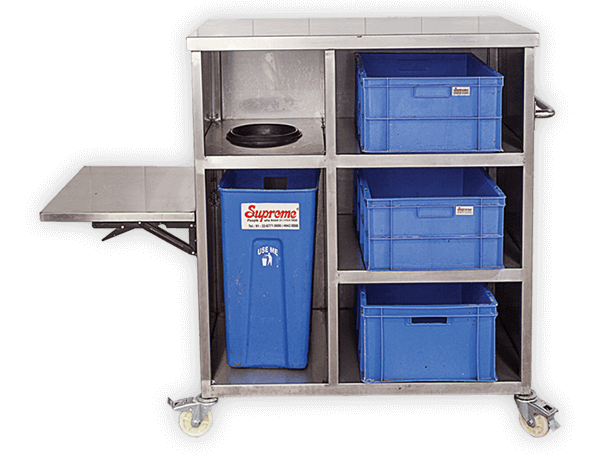 Synergy Technics SS304 Banquet Trolley, For Industrial