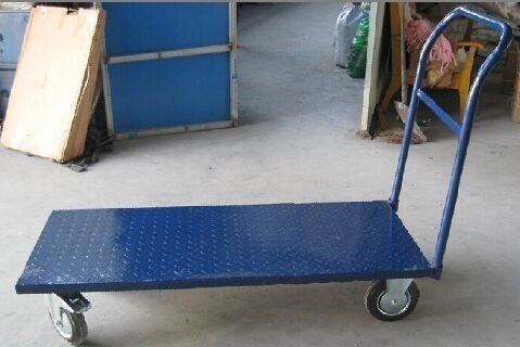 Mild Steel Warehouse Platform Trolley For Material Handling