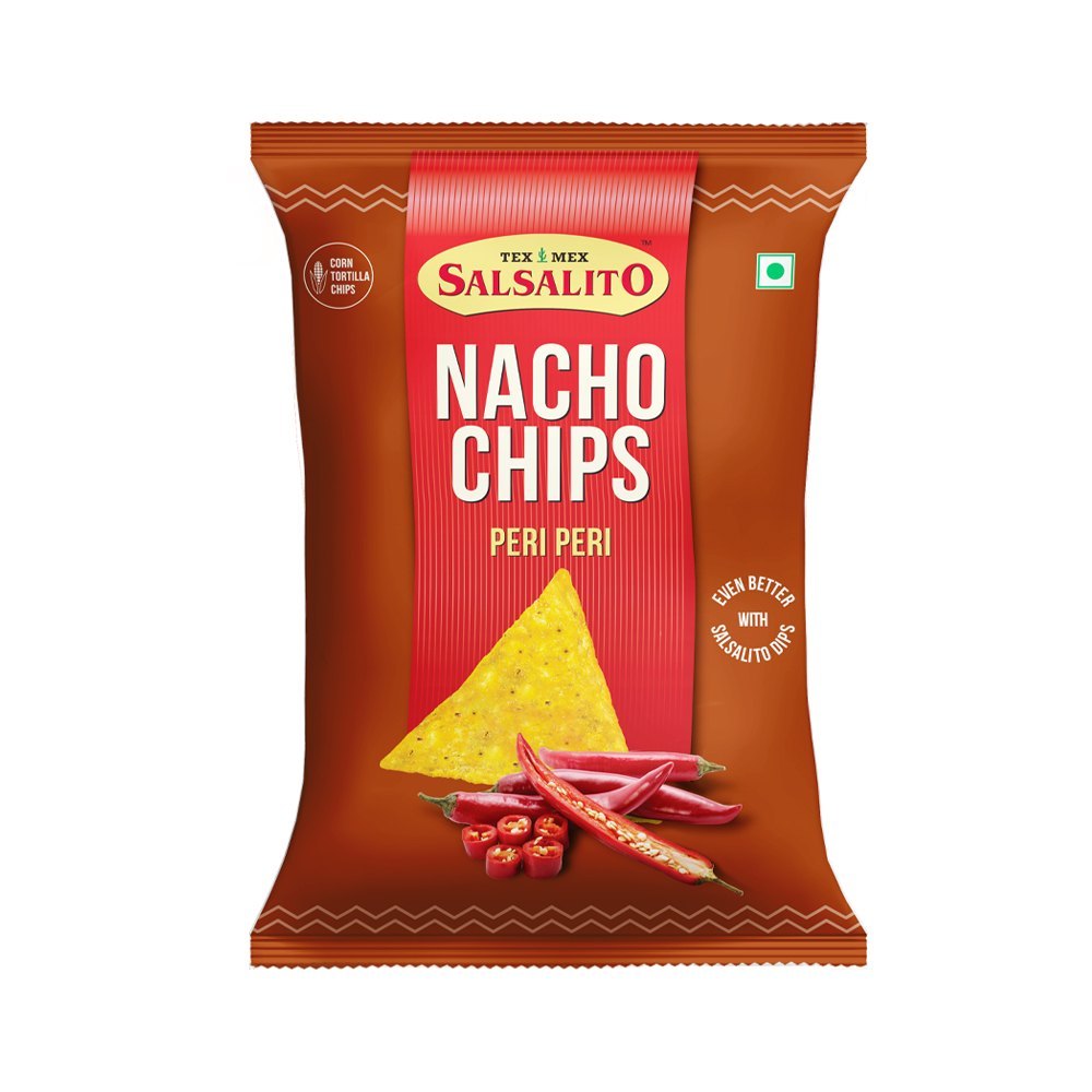 Salsalito Peri Peri Nacho Chips, Packaging Type: Packet