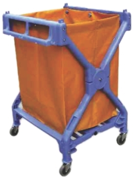 Plastic X-Shape Laundry Cart