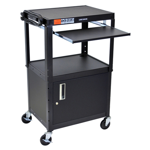 Mild Steel Storage Shelf Multimedia Cart