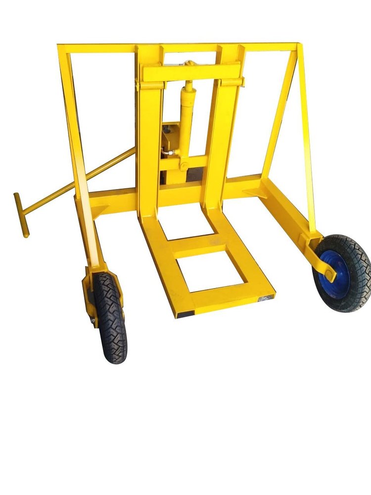 3 Feet Hand Operated Hydraulic Brick Sifting Trolley, For Construction, Load Capacity: 1000 kg