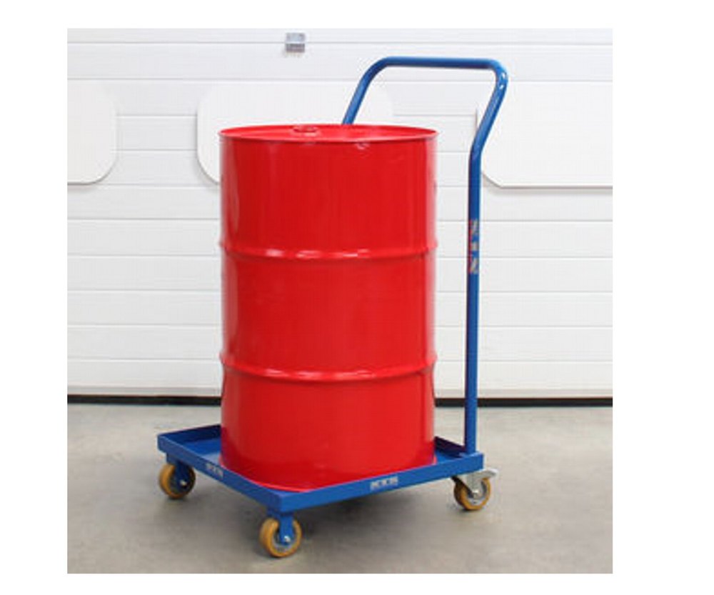 Blue Drum Shifting Trolley, For Carrying, Capacity: 700 kg