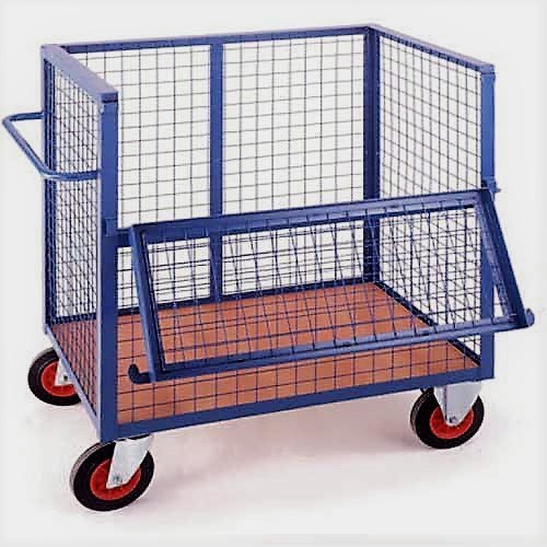 400 Kg Mild Steel Cage Trolley