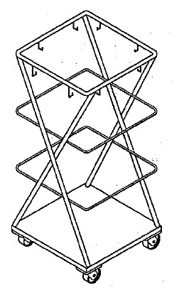 SS Used Apron Trolley