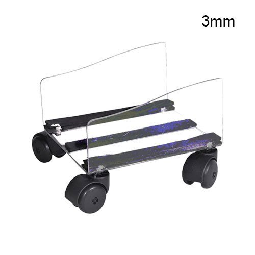 Simplex 3mm CPU Plastic Trolley, Load Capacity: 18 Kg, Size: 150-210mm