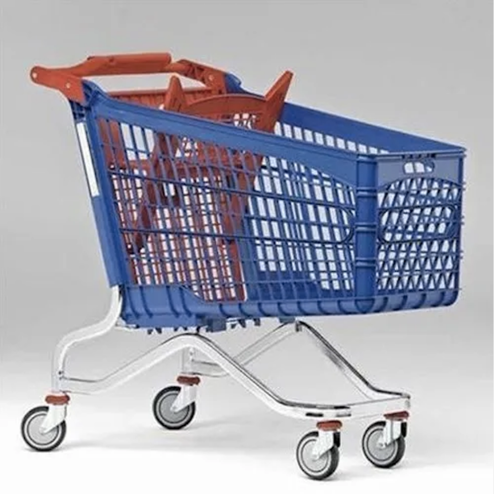 Plastic Shopping Trolley, 4