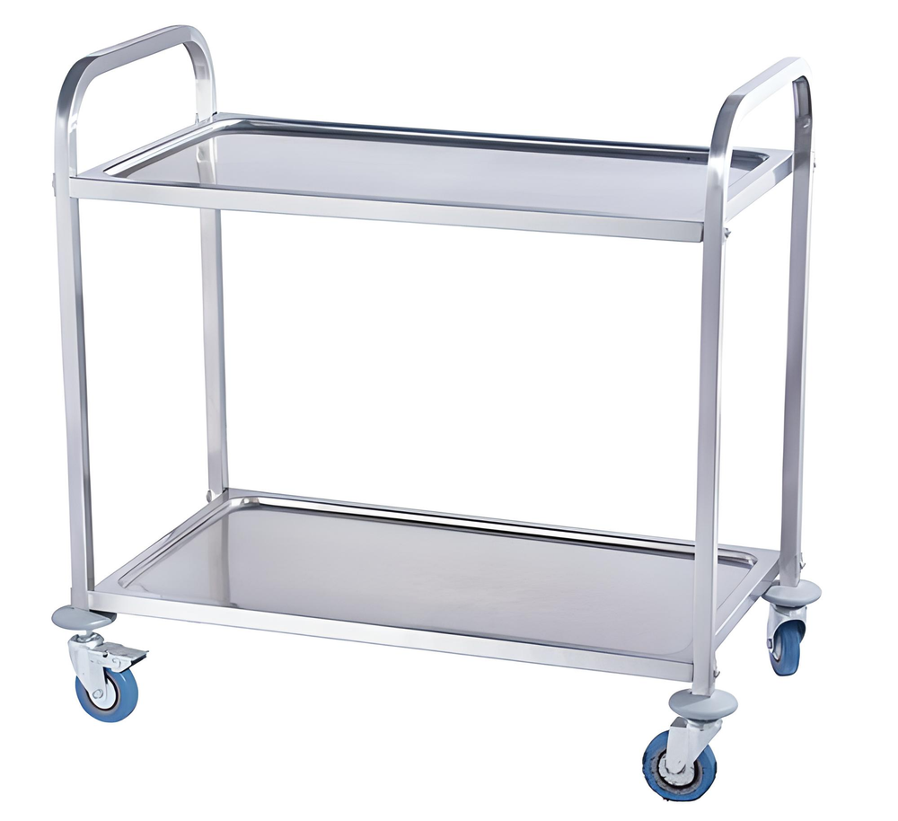 Stainless Steel Two Tier Trolleys