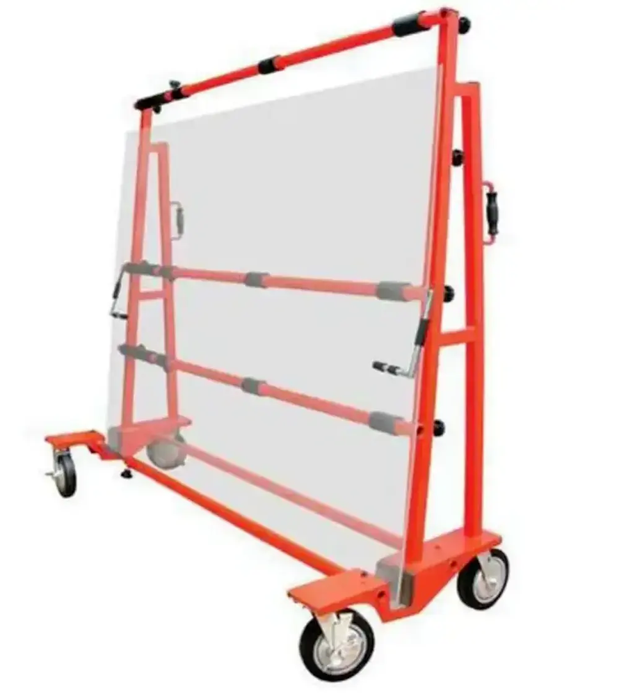 Platform Mild Steel Glass Handling Trolley