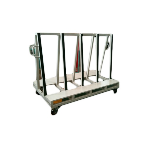 AmAn Mild Steel Glass Transfer Trolley