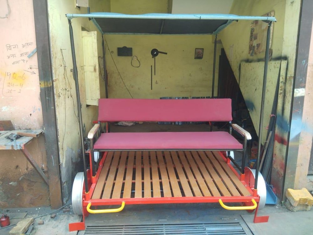 Red Push Trolley