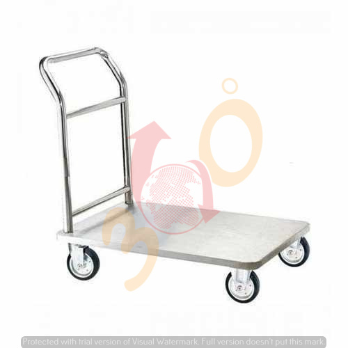 Steel Push and Pull Trolley, Capacity: 270 KG