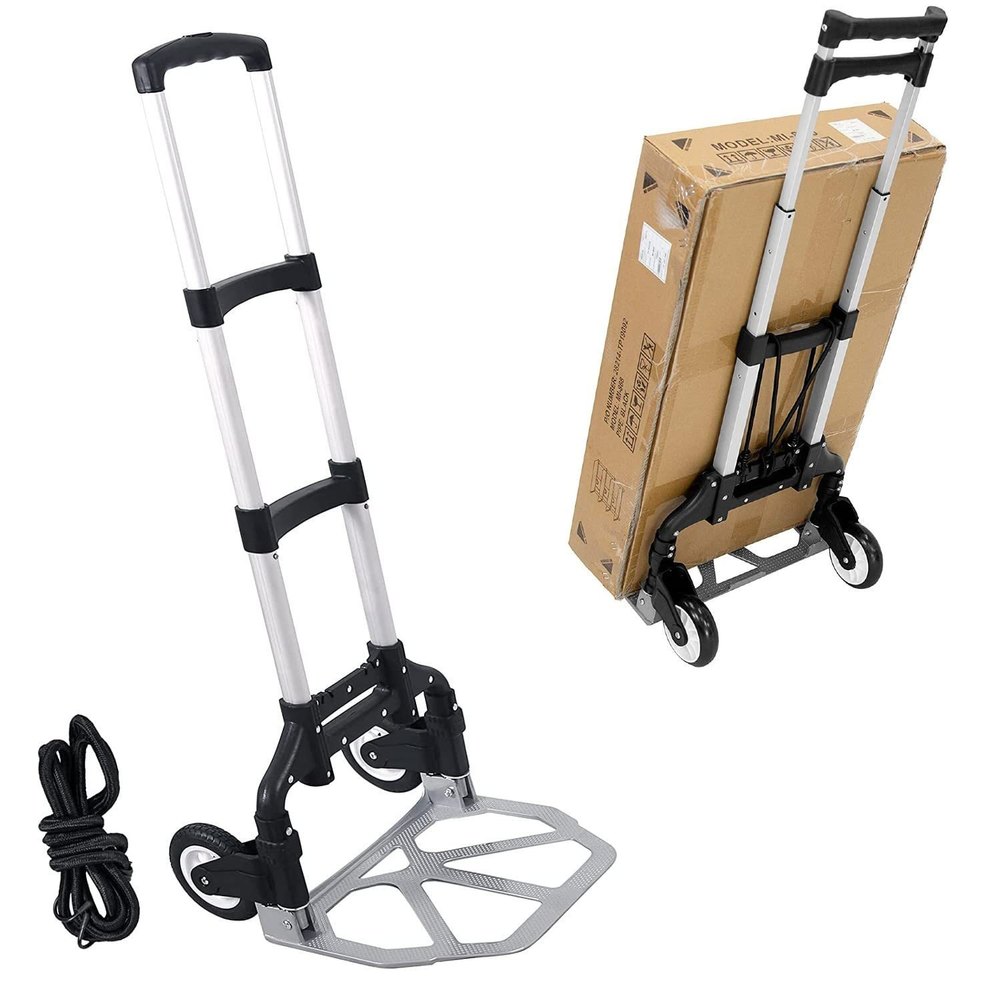 4 Ft Mild Steel Push And Carry Trolley, For Carrying Luggage, Capacity: 500 kg