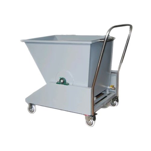 Gray Mild Steel Chip Trolley, Capacity: Upto 50 Kg