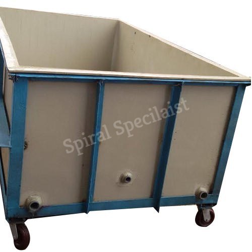 PP Tub With Trolley Wheel, For Industrial