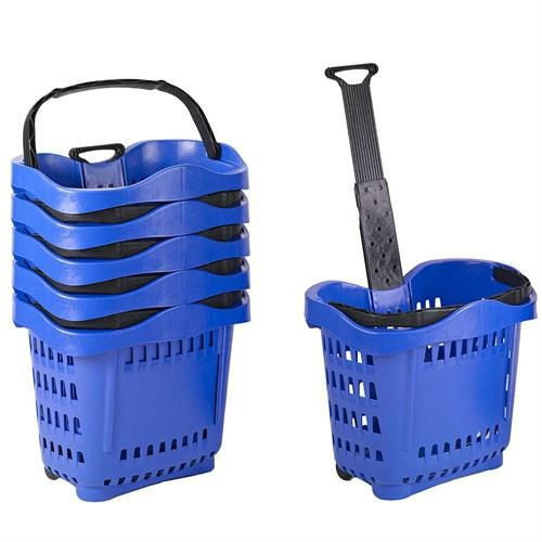 adequate Plastic Shopping Trolleys, Capacity: 0-50 Kg