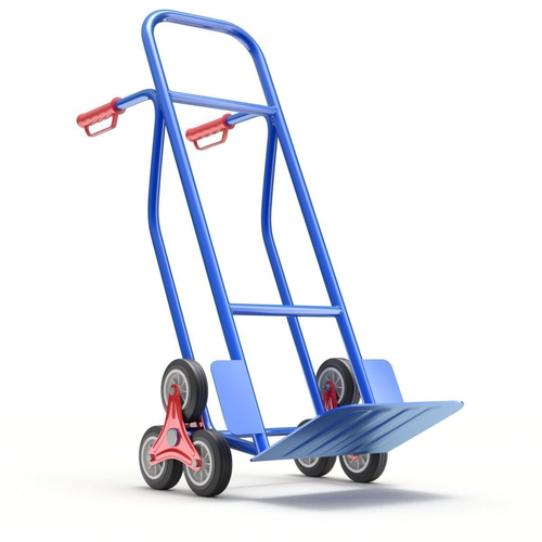 Ms Powder Coated Stair Climbing Trolley, Load Capacity: 150-200 Kg