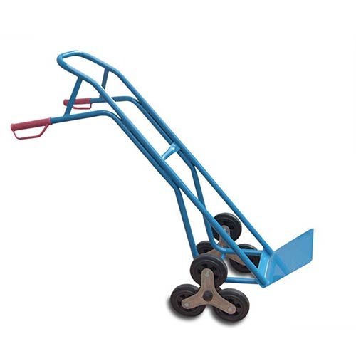 Mild Steel Blue and Black Stair Climbing Trolley, For Warehouse, Load Capacity: 250 kg