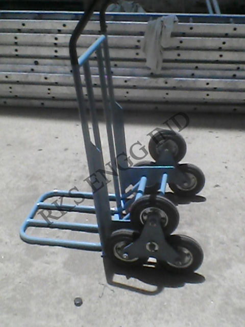 Mild Steel Staircase Trolley, Load Capacity: 150-200 kg