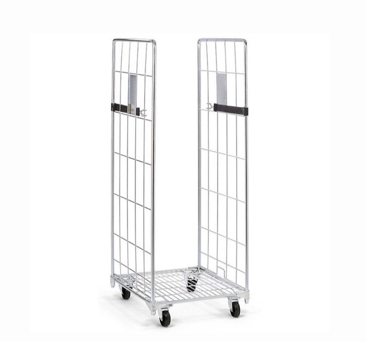 Stainless Steel Cargo Storage Roll Cage Trolley Container