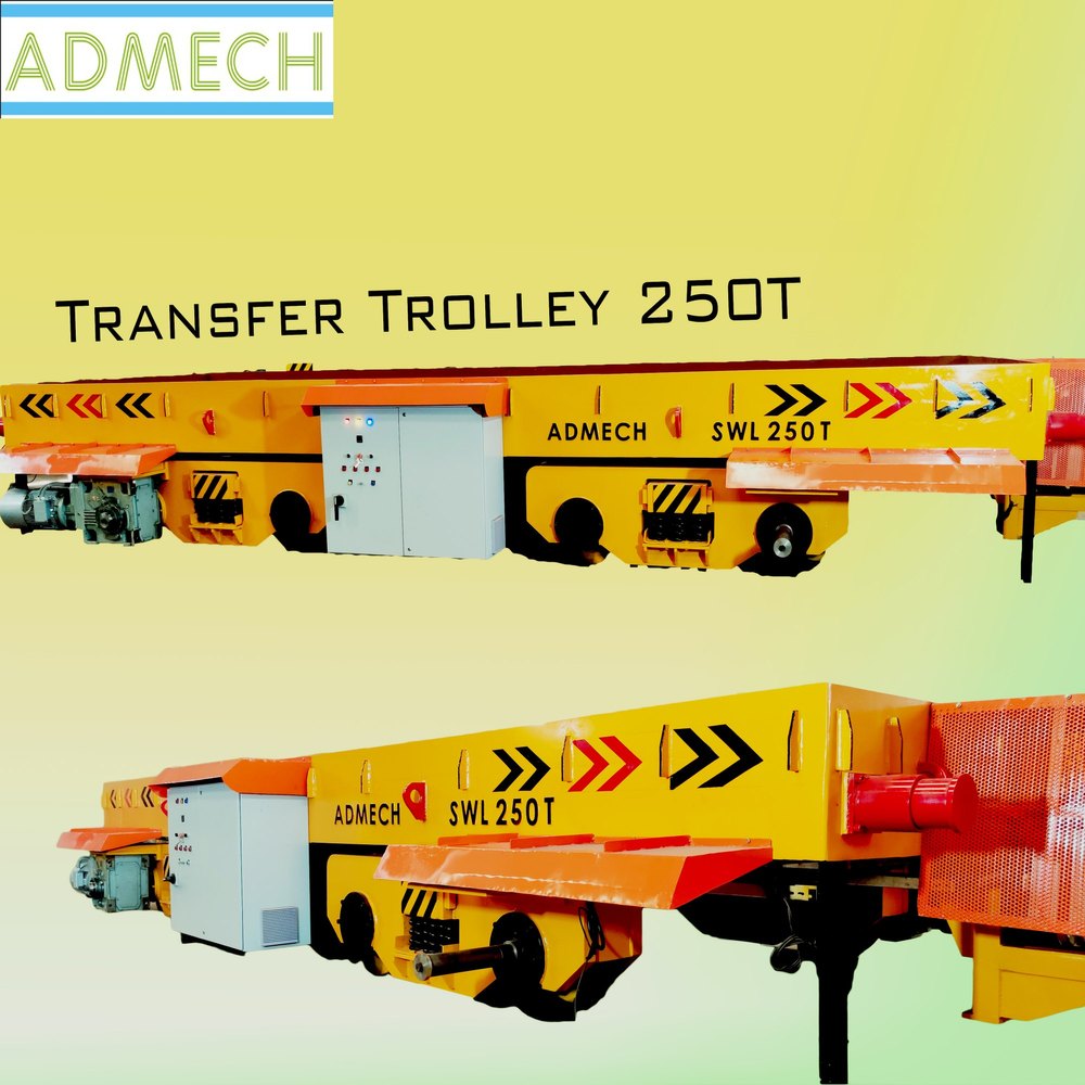 ADMECH Mild Steel Transfer Trolley, For Industrial