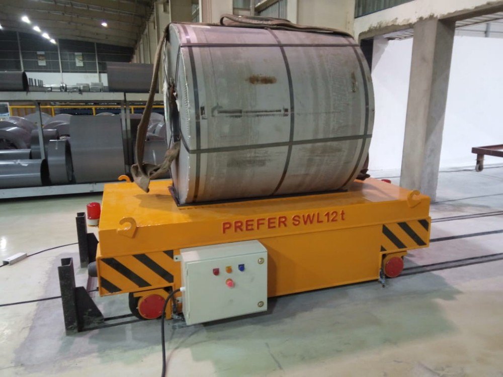 Prefer Coil Transfer Trolley, For Industrial, Lifting Capacity: 30 Ton