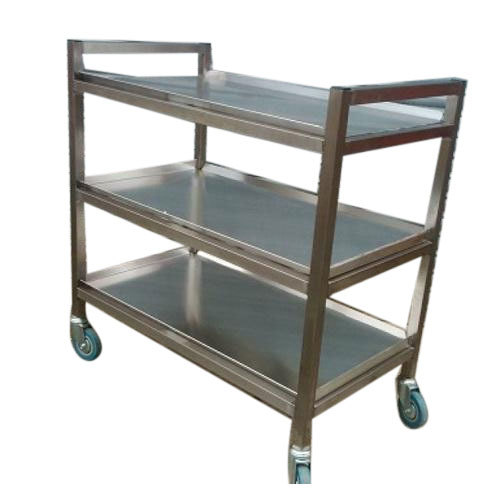 Stainless Steel Hospital Trolley