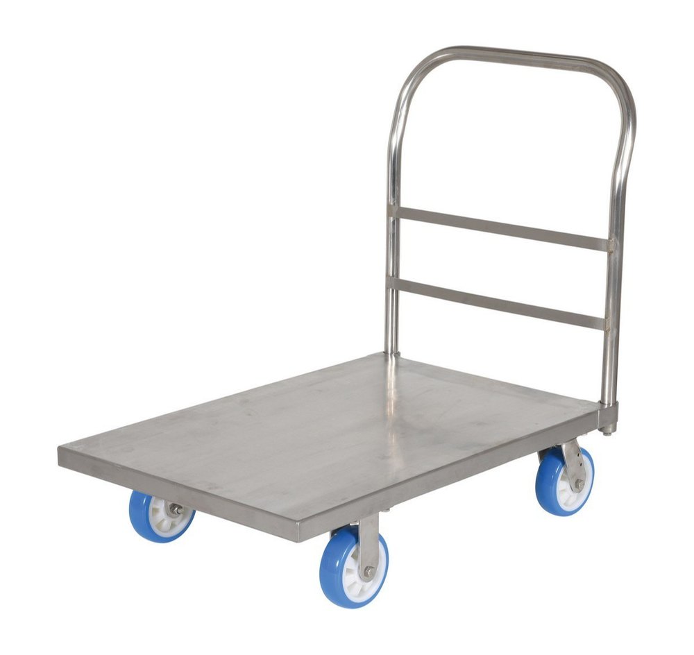 Stainless Steel SS Fabricated Trolleys, For Warehouse, Load Capacity: 1000 Kg