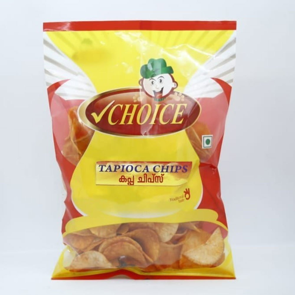 Choice Tapioca Chips, Coconut Oil, Packaging Type: Packet