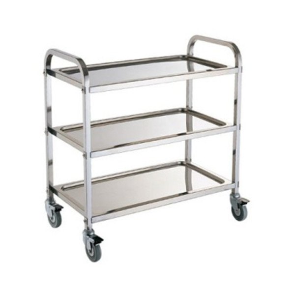 Stainless Steel Multi Shelf Trolley