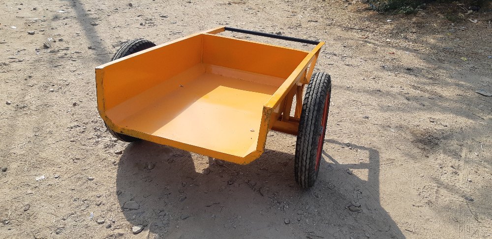 Mild Steel Concrete Trolley ( 07 CF), For Industrial