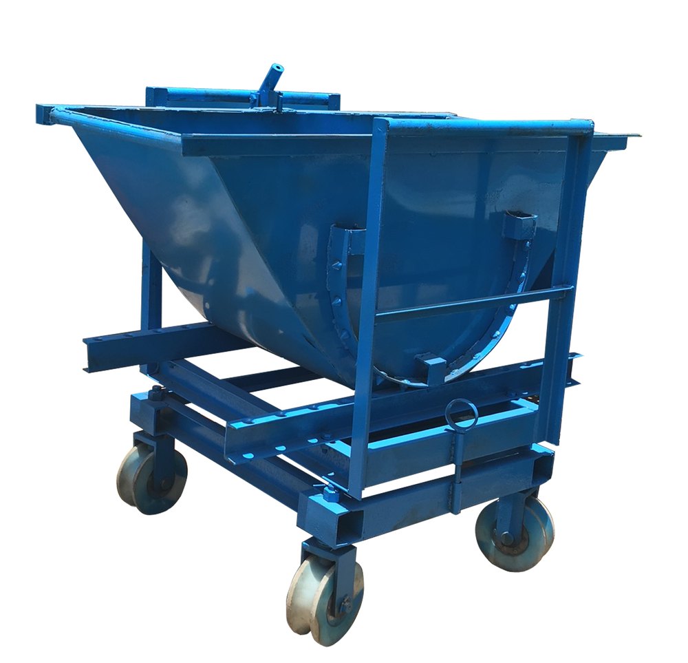 Tilting Bucket Trolley, Capacity: 7cft