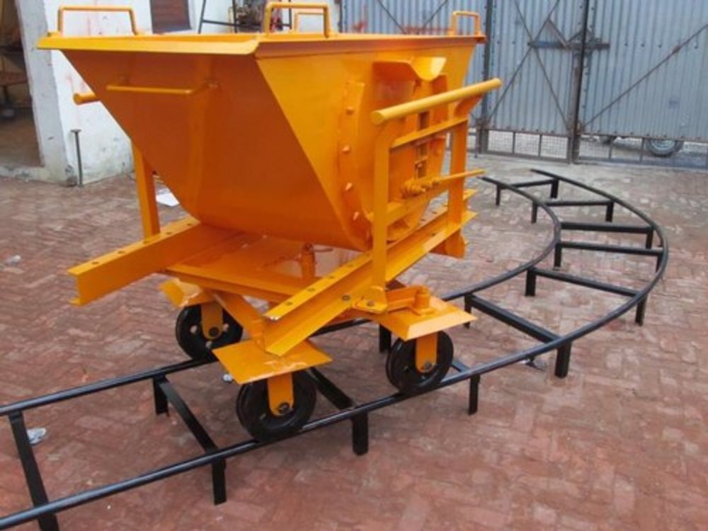 Mild Steel TRIDENT Slab Trolley, Load Capacity: 300 Litre