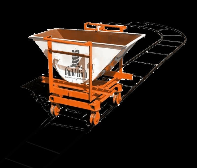 Builldrich Mild Steel Concrete Slab Trolley, For Concret Transportation, Load Capacity: 0.3 Cum