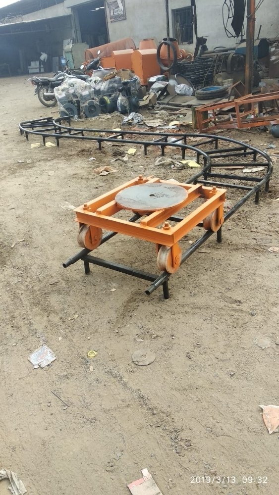 Chamunda Industries Mild Steel Slab Trolly, Load Capacity: 1 Bag