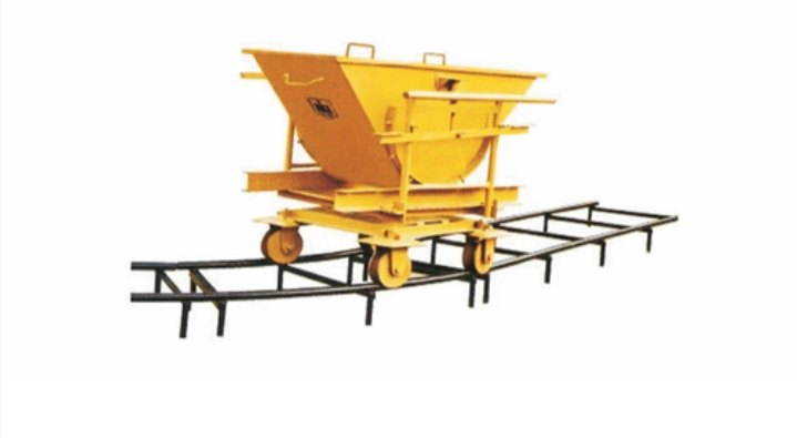 Vishwakarma Mild Steel Slab Trolley With Rails, For construction, Load Capacity: 200 To 500 Kg