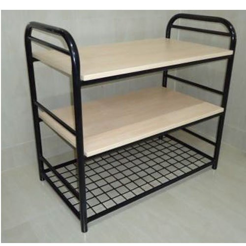 MS(Frame), Plywood(Table Top) Serving Trolley, For Restaurant