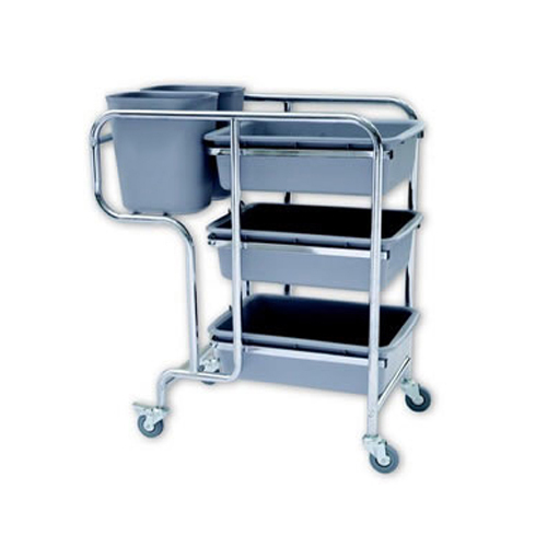 Plastic And Stainless Steel Pro Dining Collection Trolley