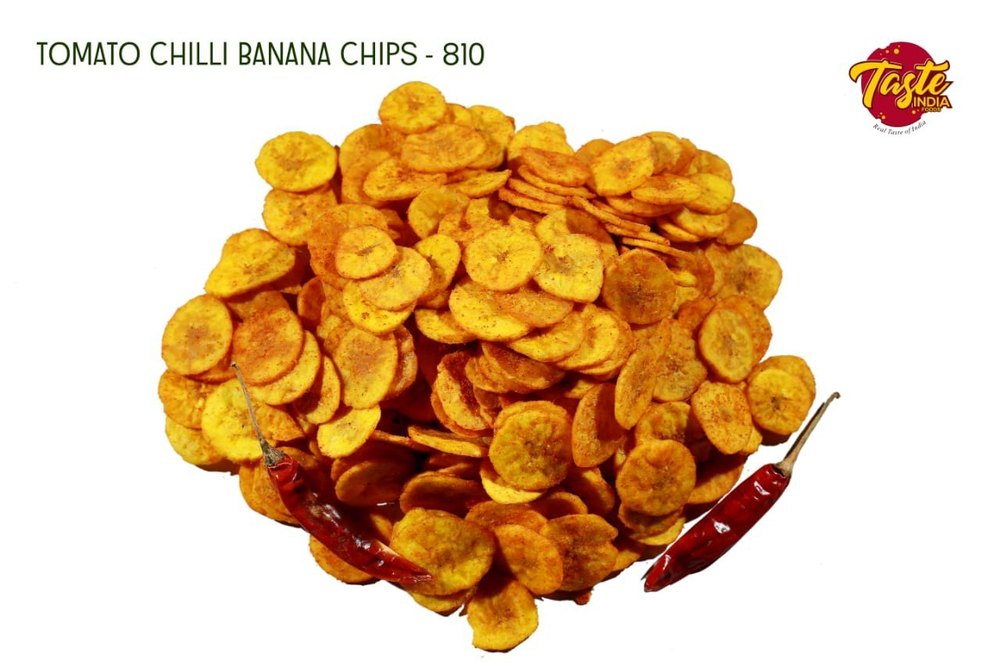 Taste India 810 Tomato Chilli Banana Chips, Packaging Type: Packet, Packaging Size: 1 Kg